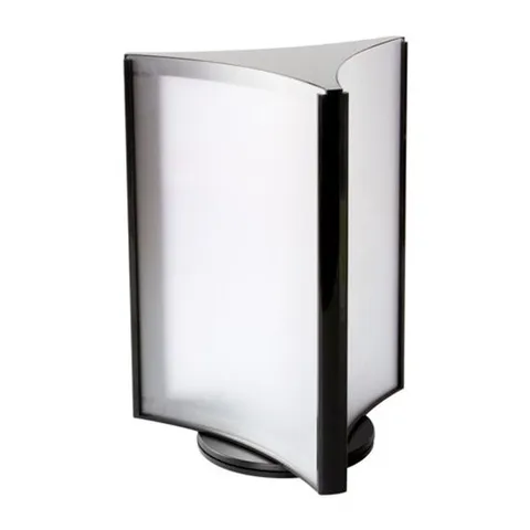 아트사인 회전형꽂이A4 (3면) 검정 0316 인쇄물꽂이 광고물꽂이 메모꽂이 홍보물꽂이 메뉴꽂이 안내꽂이 다