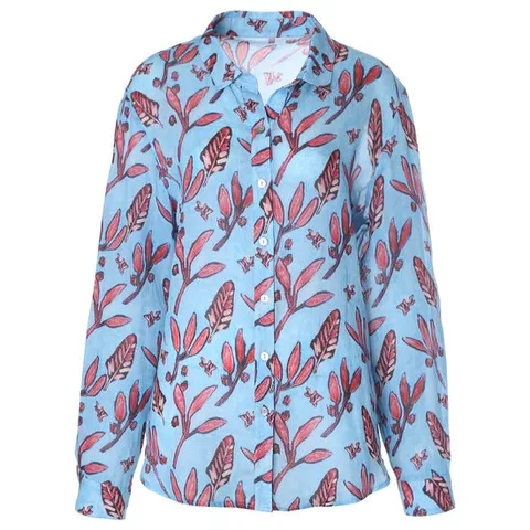 [ 롯데백화점 ][벨라디터치]프린트린넨린넨100블라우스V3F2BL22