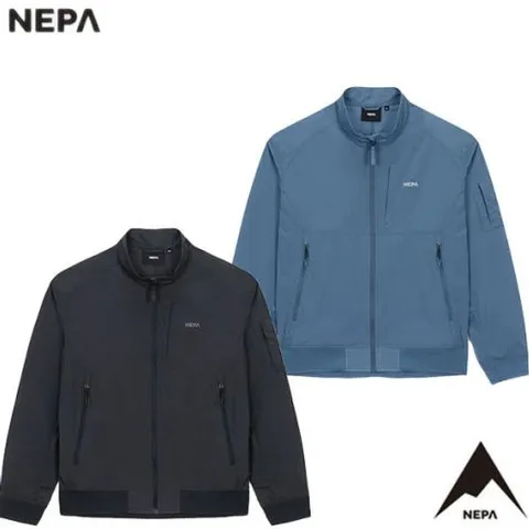 [ AK백화점 ][네파] 남성 봄 여름 캐주얼 스탠넥 보머 바람막이 윈드 자켓 7K30665