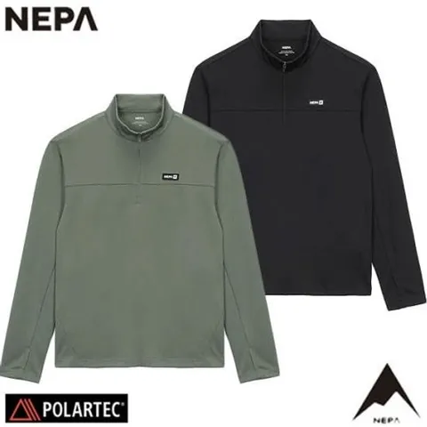 [ AK백화점 ][네파] 남성 봄가을 폴라텍 파워그리드 반집업 티셔츠 7K15402