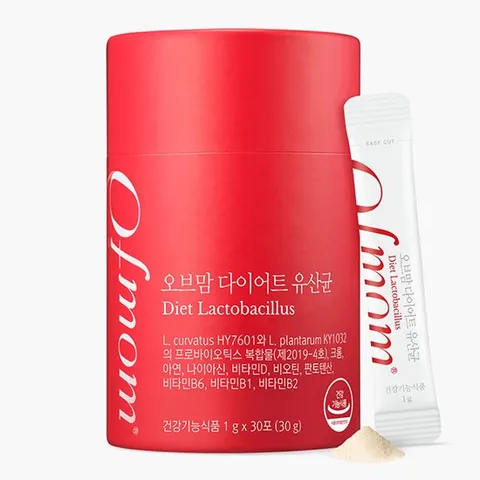 [오브맘] 다이어트 유산균 1개월분 개별인정형 체지방감소 장유산균 락토바실러스