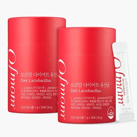 [오브맘] 다이어트 유산균 2개월분 개별인정형 체지방감소 장유산균 락토바실러스