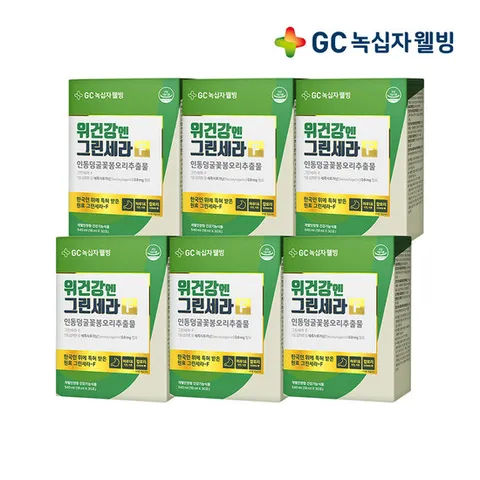 GC녹십자웰빙 리뉴얼 위건강엔 그린세라-F 1박스 1개월분 X 6