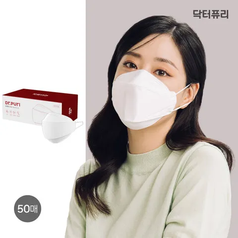 [닥터퓨리] KF80 뉴에스 미세먼지 황사마스크 50매 번들 입체 마스크