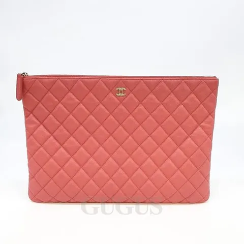 [구구스]중고명품 샤넬 캐비어 클러치 라지 (NO 1467169)