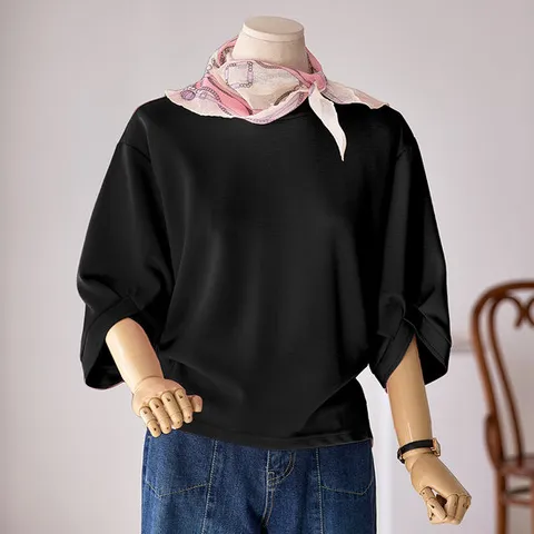 [커스텀에이블] 퍼프소매 7부티셔츠_T2504TS601B