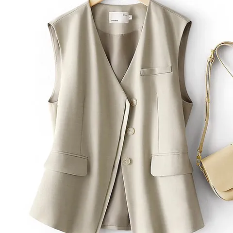 [패션에비뉴] 3버튼 정장 조끼 베스트 257DEE6C