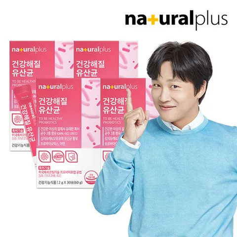 내츄럴플러스 건강해질 여성 유산균 30포 4박스 / 여성 질 유래 특허 유산균 아연 함유