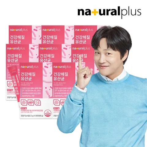 내츄럴플러스 건강해질 여성 유산균 30포 8박스 / 질유래  질유산균 아연 함유