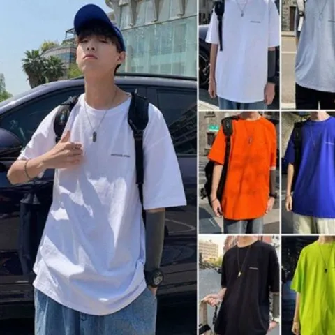 티셔츠 기본 면티 반팔티셔츠 무지 여름