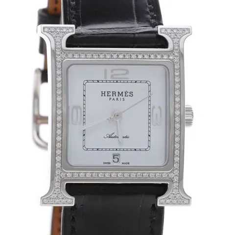[구구스]중고명품 에르메스 H아워 다이아 스틸 시계 (HH3.530) (NO 10037904)