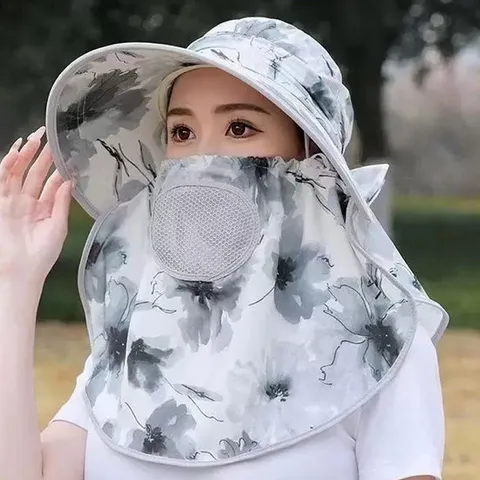 알테크 자외선차단 썬캡 농사 썬바이저 밭일 창넓은 모자