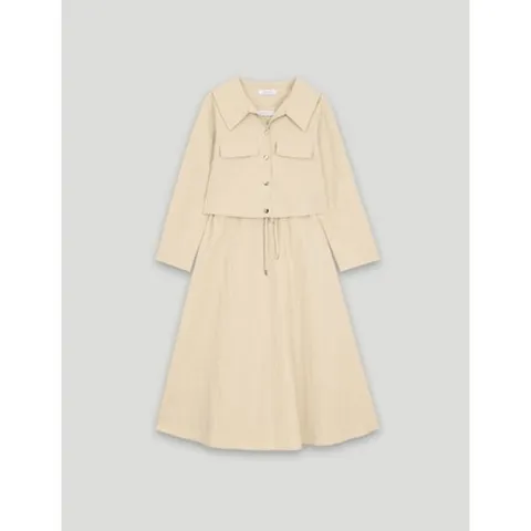 [ 현대백화점 ][코데즈컴바인] 셔츠 원피스 투피스 셋업 (CKB-OP380W3)