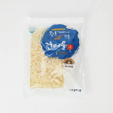 [해살이]국내가공 황토가마에 구운 진미채 500g 얇은오징어채
