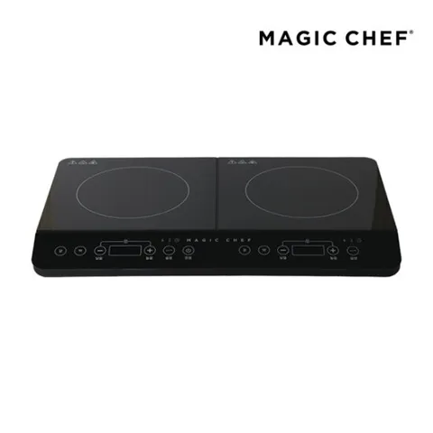매직쉐프 2구 인덕션 LMIR-KP3500BK 전기레인지 터치식 타이머기능 차일드락 3500W