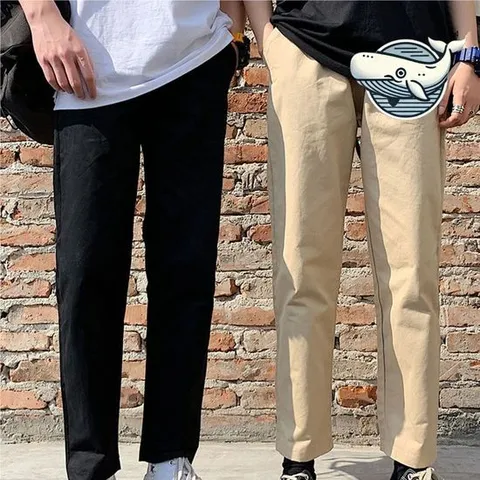 남자여름면바지 캐주얼 롤업면바지 여름 일자핏 편안한 데일리