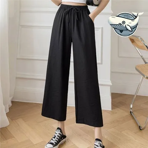 편한바지 여성 여름 캐주얼 팬츠 헐렁한 일자핏 편안한