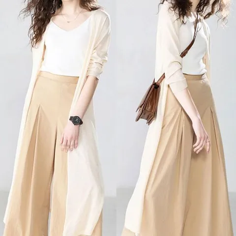 여성 여름 얇은 롱 가디건