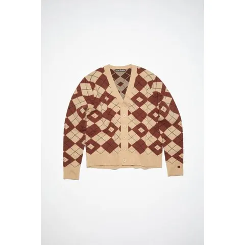 아크네 스튜디오 가디건 C60084 48024 DKE BISCUIT BEIGE DEEP R