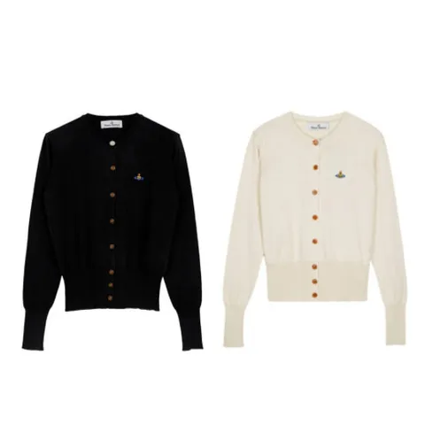 비비안웨스트우드 여성 베아 가디건 블랙/아이보리 1803002PY001VN401/ 1803002PY001VA408