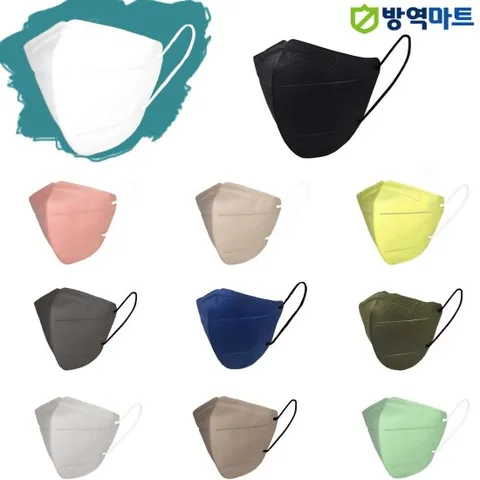 국내산 MB필터 4중 구조 숨쉬기 편한 KF94 새부리형 대형 마스크 50매 독감 예방 미세먼지 강력차단