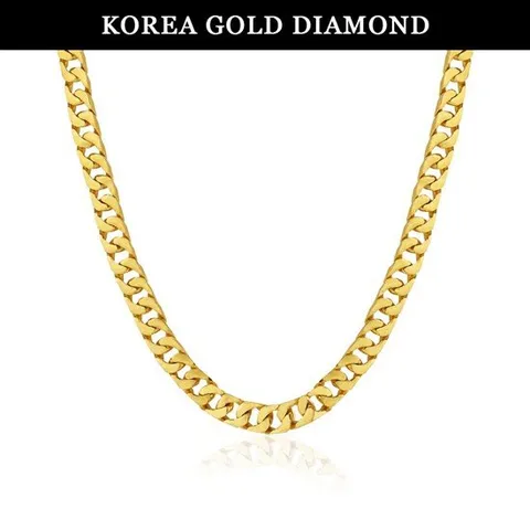 [한국금다이아몬드] 남자 순금 목걸이 면 체인 24K 56.25g