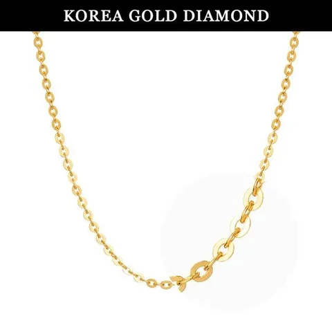 [한국금다이아몬드] 순금 목걸이 24k 금 여자 모줄 체인 3.75g