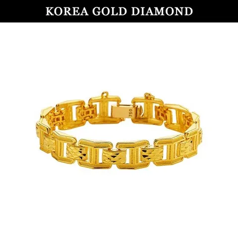 [한국금다이아몬드] 순금 팔찌 24K 남자 포세이 금팔찌 37.5g