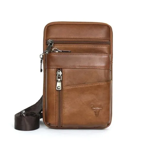 핸드폰가방 메신저백 핸드백 남성 미니 가죽 크로스
