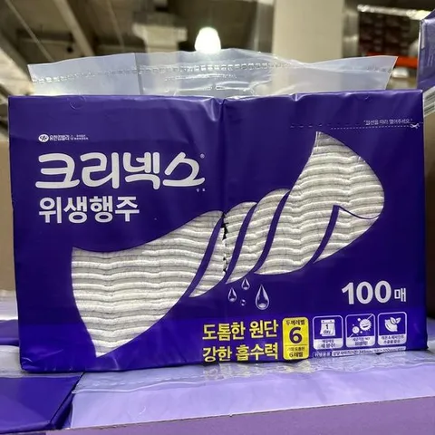 스카트 다용도 위생행주 100장 티슈 티슈행주 일회용휴지 일회용행주 빨아쓰는행주 간편행주 종이행주 주방