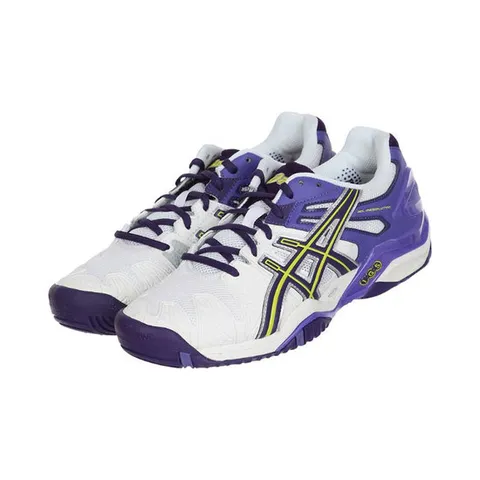 아식스 젤 리솔루션 5 런닝화 화이트 블루 E351Y-0133