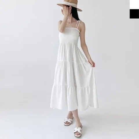 면 마원피스 오피스룩 여자 원피스 뷔스티에 결혼식