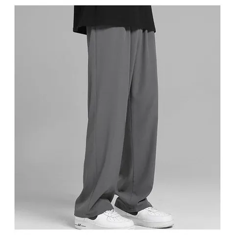 남성무지팬츠 1P 남자 허리밴딩 일자 쿨 바지 여름