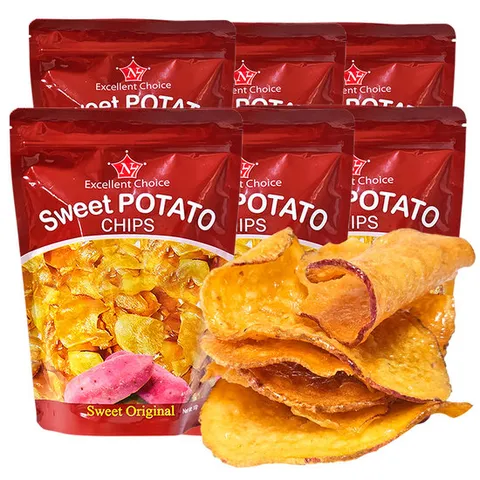 엔세븐 스위트 포테이토칩 100g x 6봉 고구마칩 과자 간식