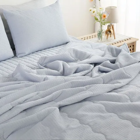 여름 냉감이불 시원한 인견이불+패드+베개커버 침구 세트 슈퍼싱글 SS