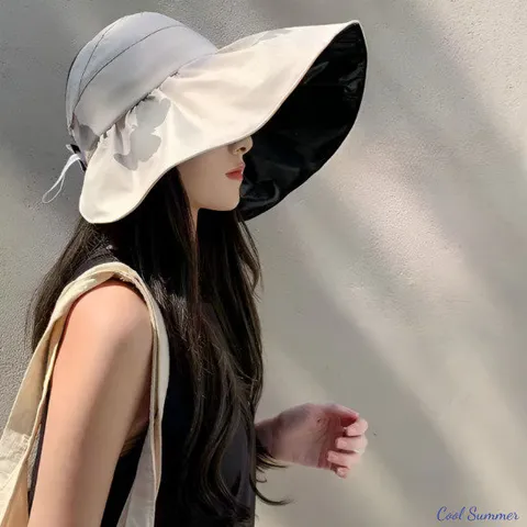 (사은품증정)쿨썸머 오픈형 나비챙모자 돌돌이모자 여름챙모자 자외선차단