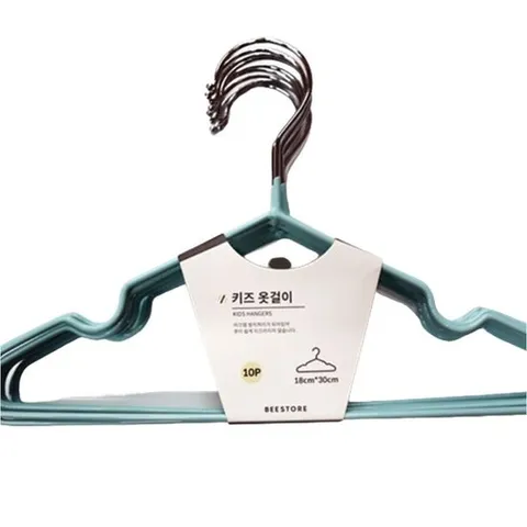 키즈옷걸이 10P 어린이옷정리옷걸이 키즈옷걸이세트