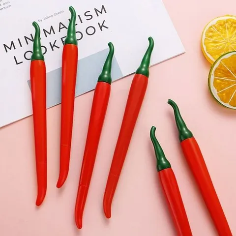 빨간 고추 중성 볼펜 10p 세트 0.5mm 빨간고추펜 빨간고추중성펜 중성펜 중성볼펜 문구용펜 사무용펜 학생