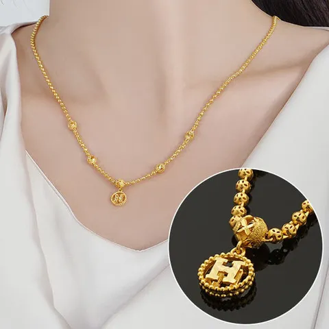 [Byeolirang]H 양각 순금목걸이 24k 11.25g