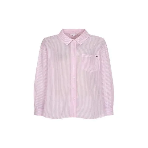 [ 롯데백화점 ][올리브데올리브]시어 스트라이프 셔츠 OW5MB363