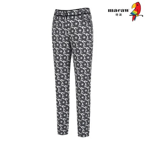 (여성)플라워 패턴 슬림 팬츠_MMW2LP64