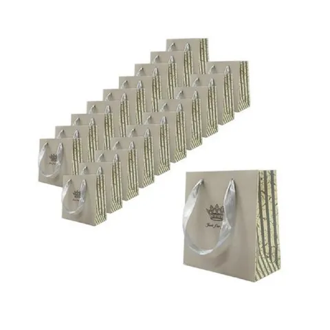 ABM 저스트포유 쇼핑백 그레이 소 20개(14.7x15cm) 선물포장 쇼핑백 종이가방 종이쇼핑백 종이백 종이봉투