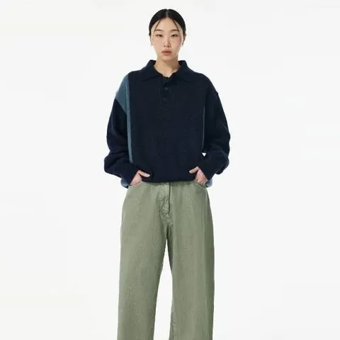 [ 롯데백화점 ]톰보이  셔츠카라 오버핏 풀오버(91U5152006)