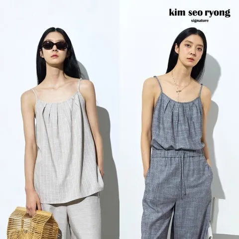 김서룡 린넨 튜브 탑 2종