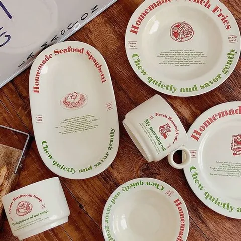 루빈 홈메이드 플레이트 앞접시 예쁜접시 수입주방용품 예쁜그릇쇼핑몰 디저트접시 예쁜도자기그릇 예쁜주