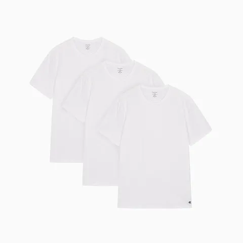 [ 롯데백화점 ][캘빈클라인언더웨어]남성 코튼 스트레치 3PK 반팔 크루넥 NB4185-100