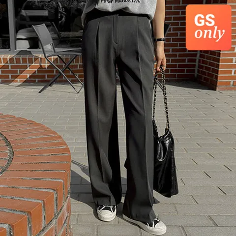 [GS단독-조아맘] [MADE] 논노 핀턱 와이드 슬랙스 (+기모추가)