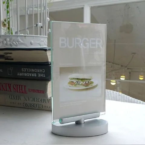 양면꽂이 5R (회전형) 127x178mm 메뉴안내 상품정보 메뉴판 홍보물꽂이 인쇄물꽂이 판촉물광고 전시회 상품