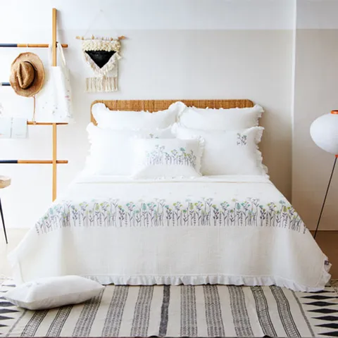 효재 블루밍 풍기인견 SS 봄 여름 혼수 신혼 선물 먼지없는 이불 침구 세트