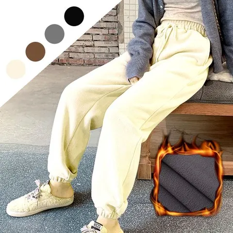 와이드 기모 중년 밴딩 등산바지 엄마옷 옷 바